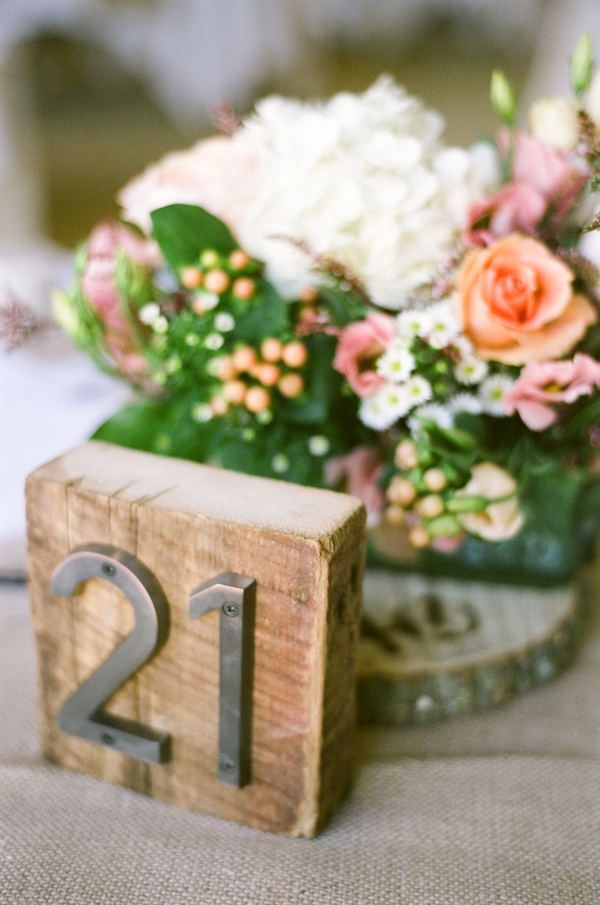 Cute, rustic & industrial wedding table number ideas!