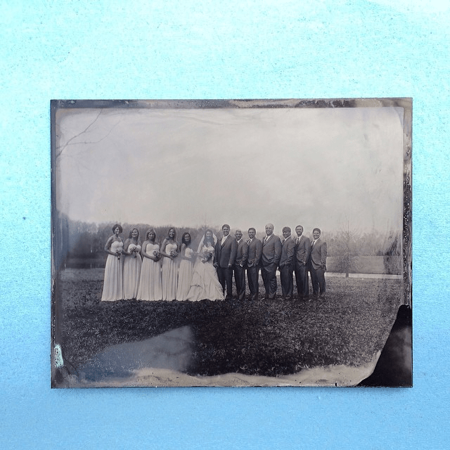 Michael Foster Bridal Party Tintype Portrait Mississippi New Orleans